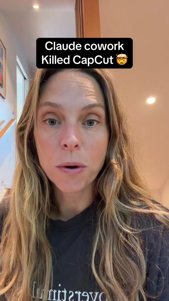 Claude cowork can edit your videos from your desktop Gave me 5 clips for my podcast And captions to match Claude cowork has so many of the features capabilities of Claude code in a familiar interface for users Save follow for more Claude AITools techtok learnai claudecode