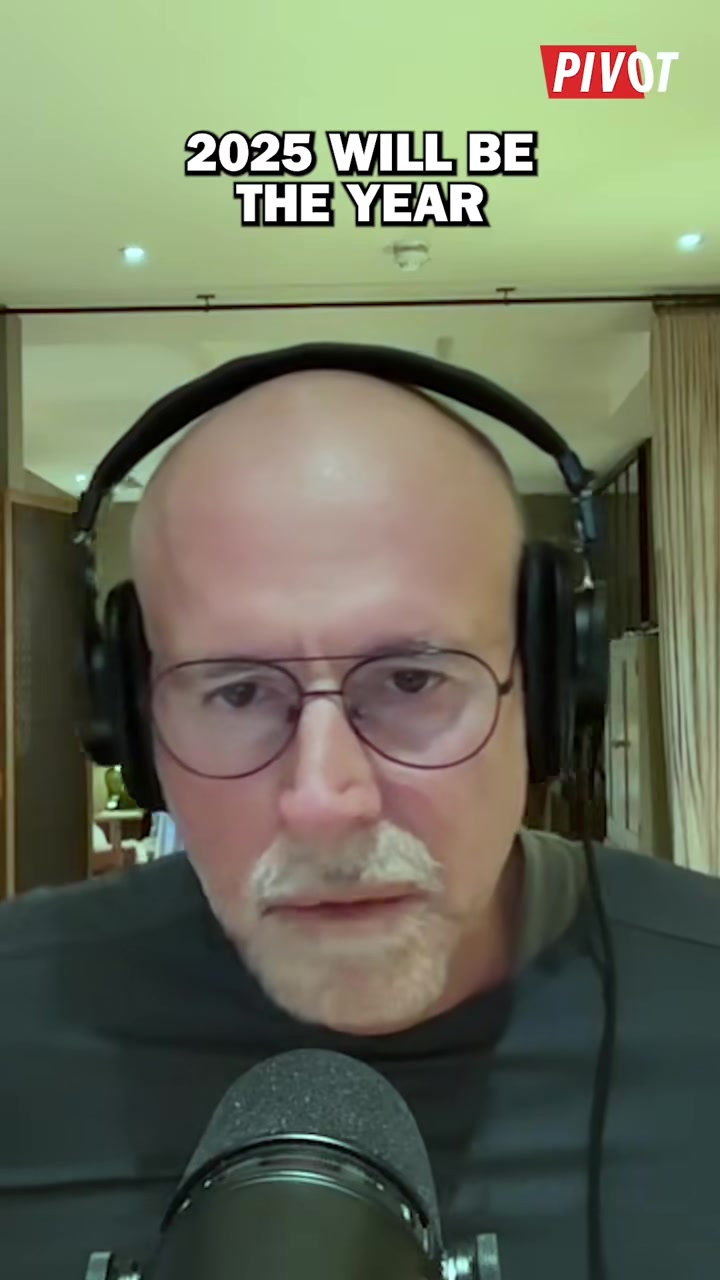 IPO of the year? Technology of the year?  @Scott Galloway shares his 2025 predictions on our latest episode. Listen to all of Scott and Kara’s predictions, wherever you get your podcasts. #pivot #podcast #predictions #nvidia #openai #shein #nuclear