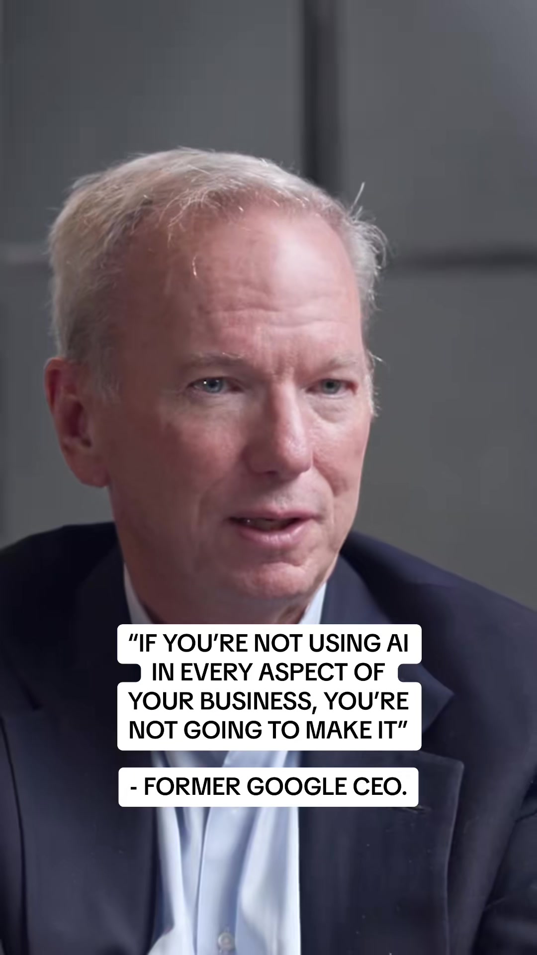 Former CEO of Google Eric Schmidt reveals the benefits of AI and why people should be leaning into it rather than being afraid 👀🤐 #podcast #podcastclips #interview #ceo #business #businesstok #advice #ai #artificialintelligence #founder #didyouknow #tips #lifehack #teamwork 