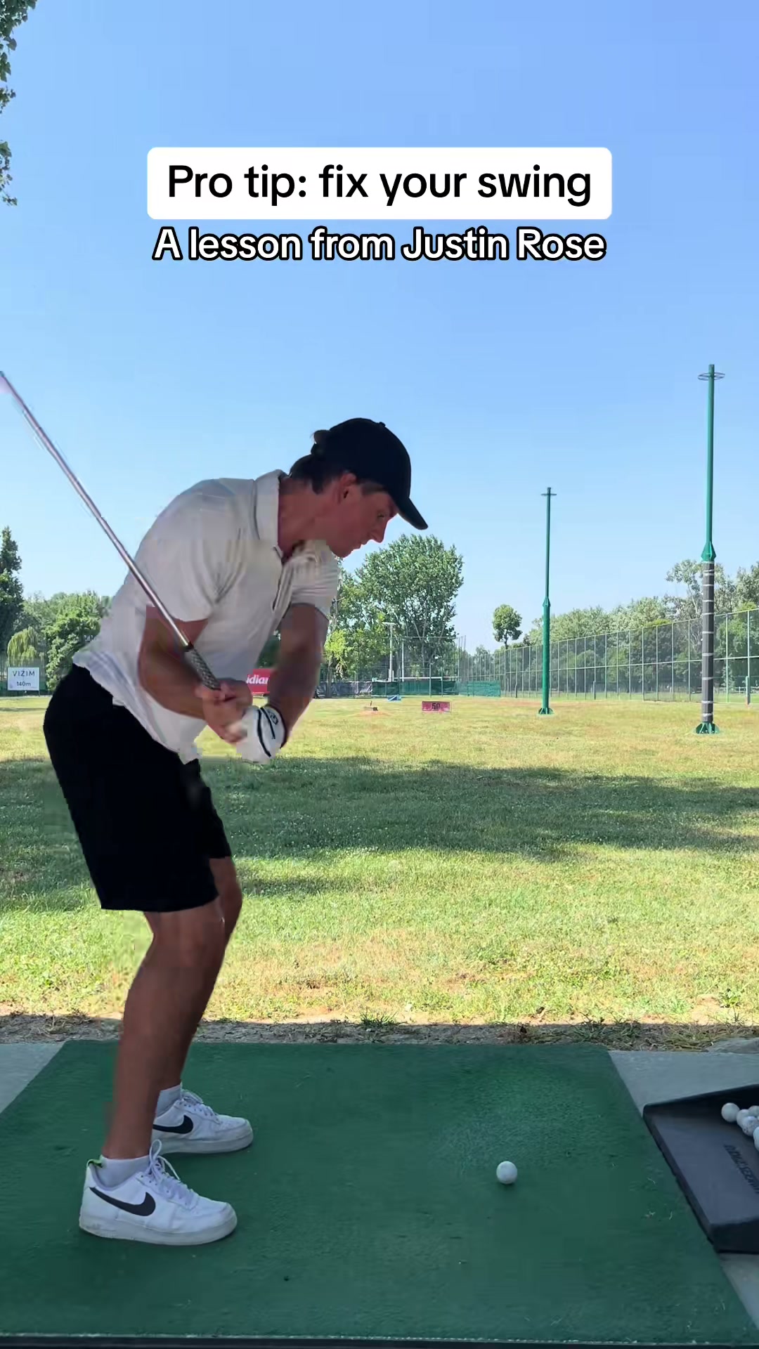 Struggle with an over-the-top slice? Watch this! 📈 #golf #golfswing #golftips #progolf #golfing #golfinstruction 