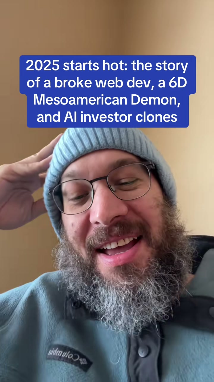 The story of the #1 trending GitHub repo on earth Alright, here’s the wild and hilarious story of Shaw, the open-source dev who went from coding next to his bed to creating AI16z, the AI-powered DAO that changed everything. Picture this: Shaw, $100k in debt, living in a tiny bedroom with his wife and three roommates. His desk was jammed next to their bed, and every night he’d code until 3 a.m., pushing on this open-source framework he believed in. His wife? Stressed. Shaw? Relentless. One day, Shaw stumbled into the world of DAOs (Decentralized Autonomous Organizations). Through sheer internet chaos, he met this guy named Skely (yes, a literal skeleton avatar), who convinced him to dive deeper. Shaw started experimenting with building AI characters, using his framework to create some weird but genius stuff. Then came the moment. Over lunch, Shaw and Skely joked about creating an AI-powered venture fund, like a16z but completely run by AI. They laughed until their ribs hurt and called it “AI16z.” It started as a meme—until Shaw went home, generated a waifu image (as one does), and asked Skely, “Think we can raise 420.69 SOL?” Skely, without missing a beat, said, “Yes.” Shaw hit launch. The project sold out in 25 minutes. People freaked out. Developers began using Shaw’s framework everywhere, launching their own AI agents. But not everyone was thrilled—some accused him of scamming, others of being too chaotic. Through it all, Shaw kept building, unfazed. Fast forward a few weeks: AI16z hit a $100M market cap, then $500M, then $2B. Shaw went from coding in his bedroom to flying around the world, meeting devs who were inspired by his work. He built the #1 trending open-source framework on GitHub—and the best part? It all started with a skeleton shitpost and a waifu meme. Shaw’s story proves that sometimes, the weirdest ideas turn out to be the ones that change everything. Hashtags: #product #productmanager #productmanagement #startup #business #openai #llm #ai #microsoft #google #gemini #anthropic #claude #llama #meta #nvidia #career #careeradvice #mentor #mentorship #mentortiktok #mentortok #careertok #job #jobadvice #future #2024 #story #news #dev #coding #code #engineering #engineer #coder #sales #cs #marketing #agent #work #workflow #smart #thinking #strategy #cool #real #jobtips #hack #hacks #tip #tips #tech #techtok #techtiktok #openaidevday #aiupdates #techtrends #voiceAI #developerlife #cursor #replit #pythagora #bolt #wild #true #2025 #ai16z #agentic #future #story