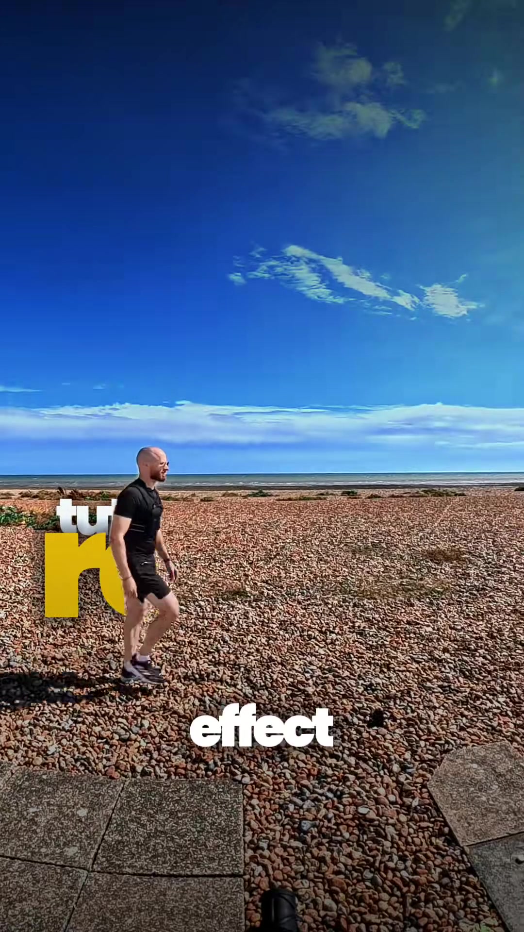 Easy viral hook! Reveal your text with a clever walk-across effect! H...