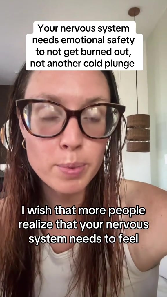 Somatic practices to help you feel emotional & somatic safety in your body are a part of Nervous System Healing 101 #nervoussystem #healingjourney 