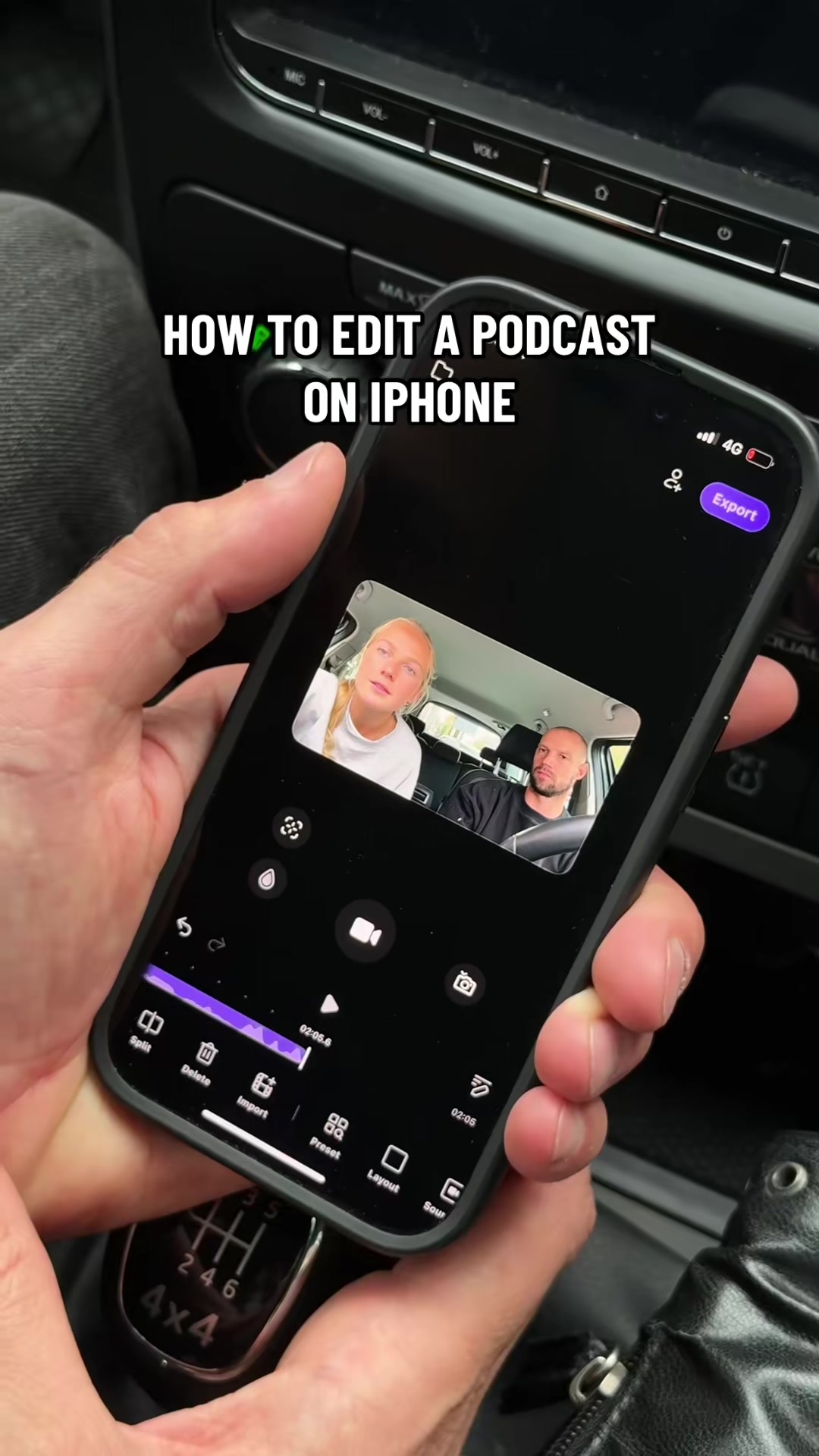 How to edit a podcast clip on iPhone  #podcasttutorial #howtostartapodcast #podcastforbeginners #podcastsetup #contentcreator #capcutedit 