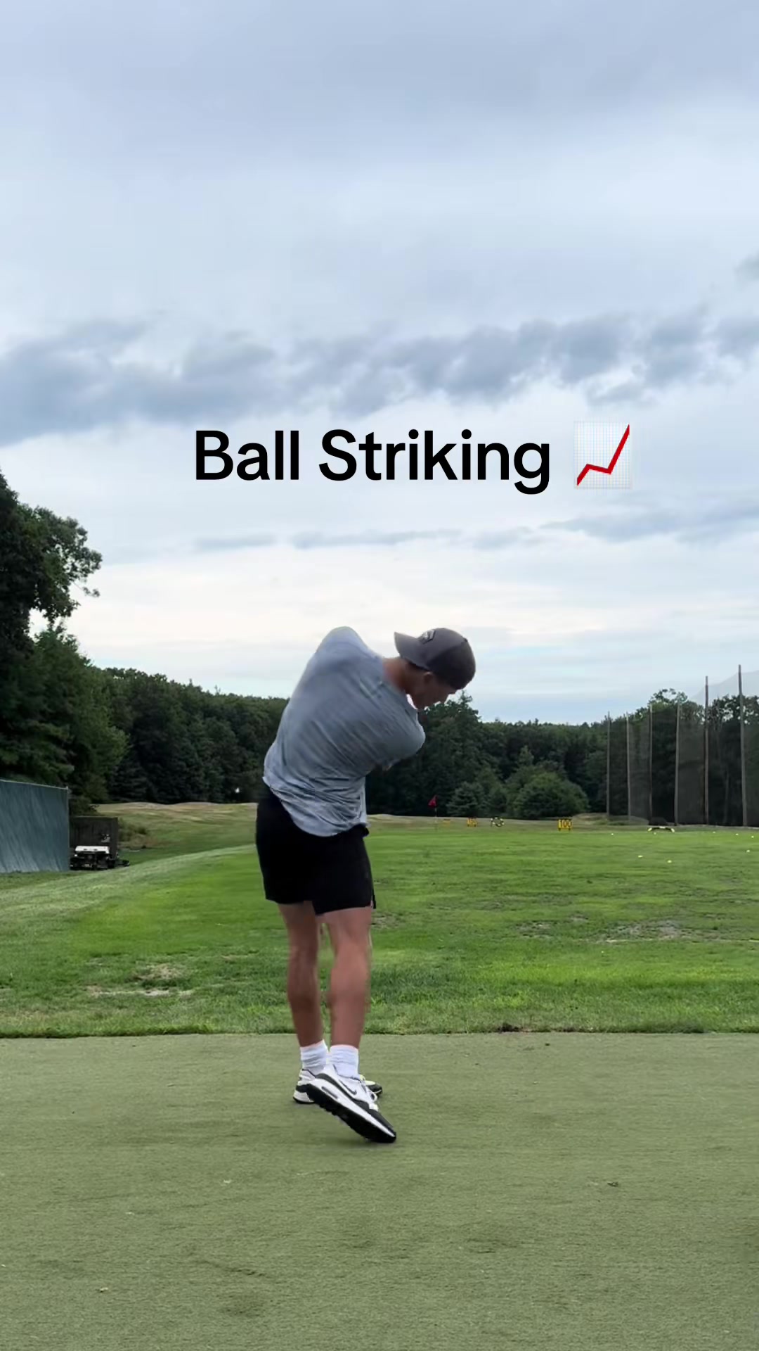 Try practicing with a short swing to improve your ball striking: #golf #golftips #swing #lesson #tips #compression 