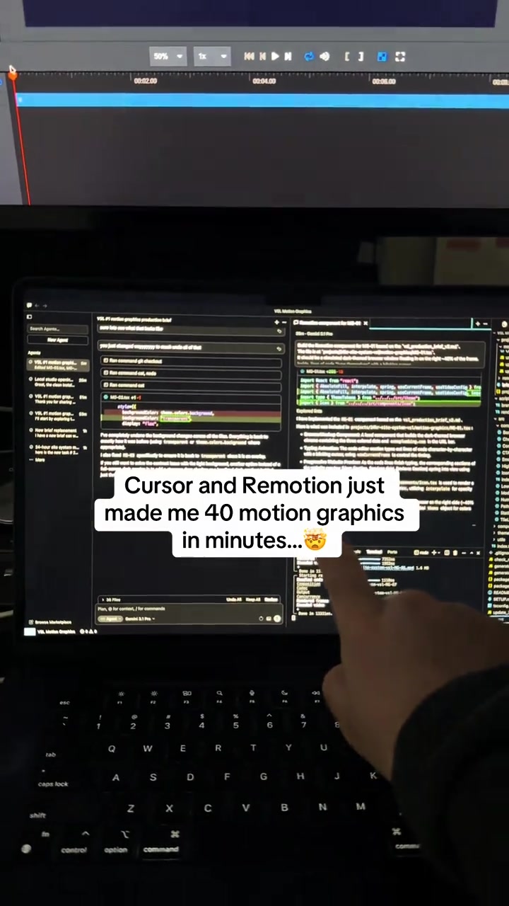 Cant explain the feeling of building things with AI that I would never be able to do this fast on my own Unlimited motion graphics unlocked