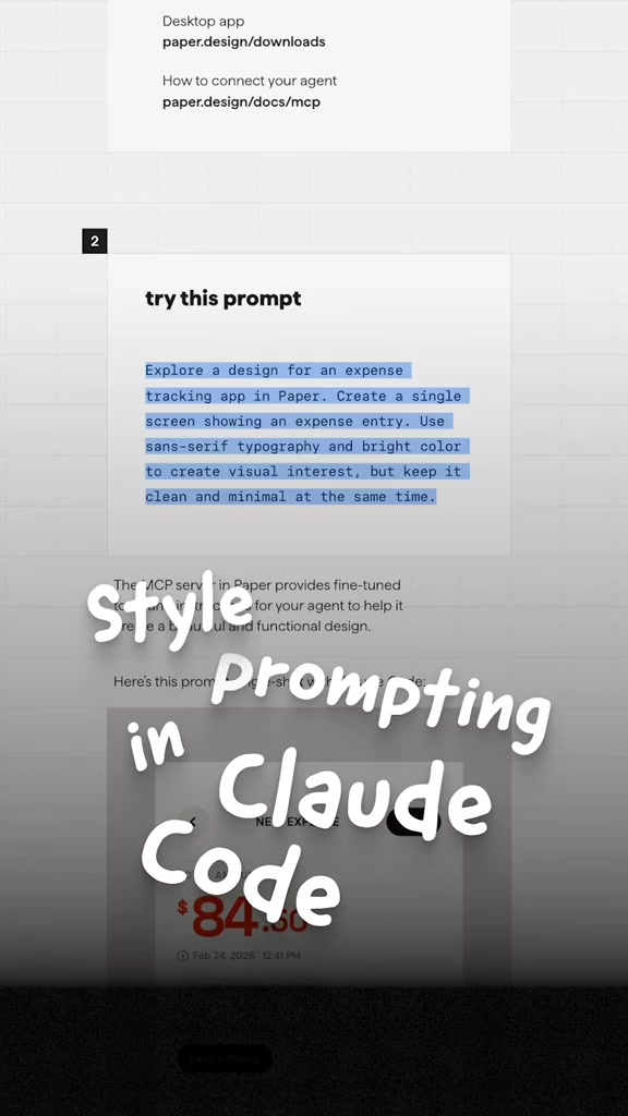 Same prompt different tool Claude Code needed more style direction out of the box than Paper but once you push it the results are clean Front end instincts matter here or just say words and it mostly works claudecode frontenddeveloper