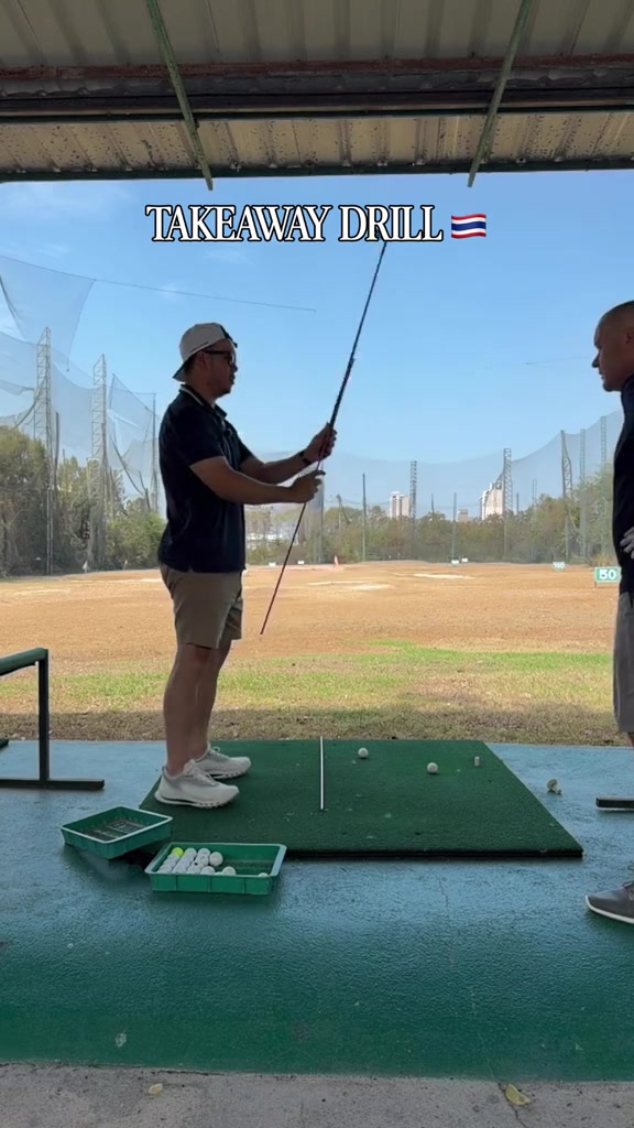 Cure the inside TAKEAWAY with this drill If youre interested in taking your game to the next level comment the word SWING and I will send you a link to a FREE swing analysis InPerson lessons in Thailand is available through the month of March DM if youre interested golf golftips golflessons golfcoach