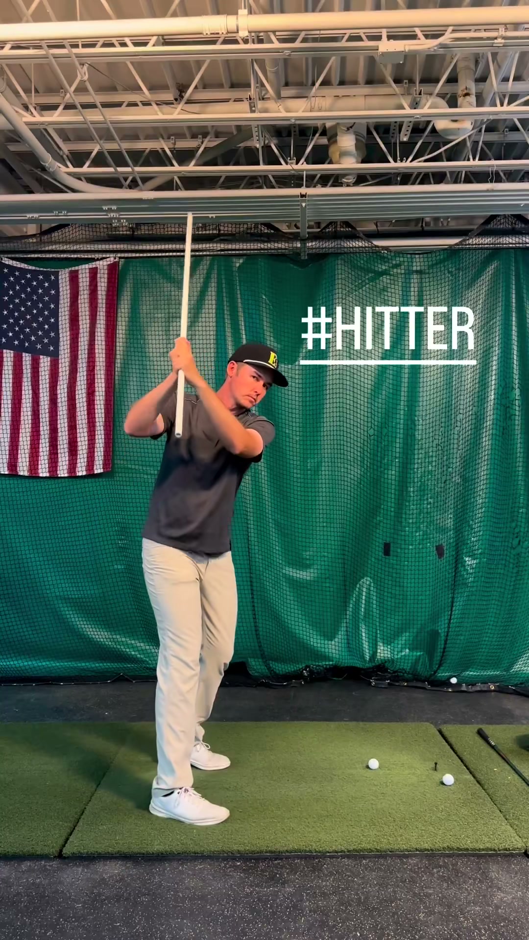 I wish I understood the similarities between a baseball and golf action at a younger age… 👀 #HITTER #golf #golfcoach