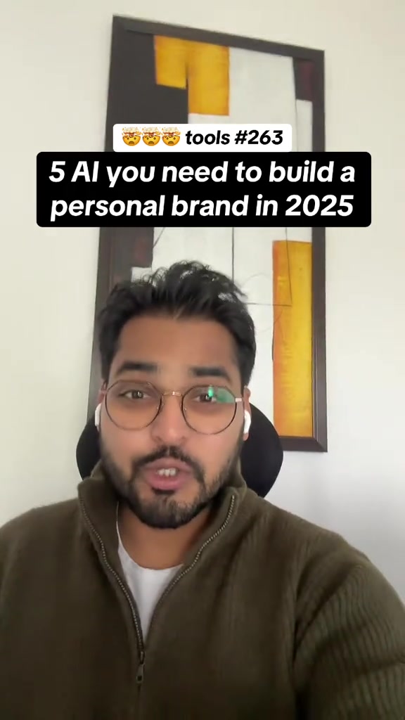 AI tools to help you build a personal brand in 2025!  #aitools #artificialintelligence #aiagents #personalbranding 