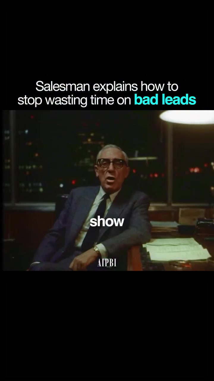 Most salespeople waste weeks on leads that were never going to buy. Three questions in the first three minutes tells you if this is worth your time. What are they using now? What's broken about it? What does it cost them if it stays broken? If they can't answer the third one, there's no urgency. Move on. Qualifying isn't about being difficult. It's about being efficient with your time and theirs.

@aipbi – AI Content

#SalesStrategy #LeadQualification #BusinessWisdom #ClosingDeals #OldMoneyThinking SalesEfficiency ExecutionMatters