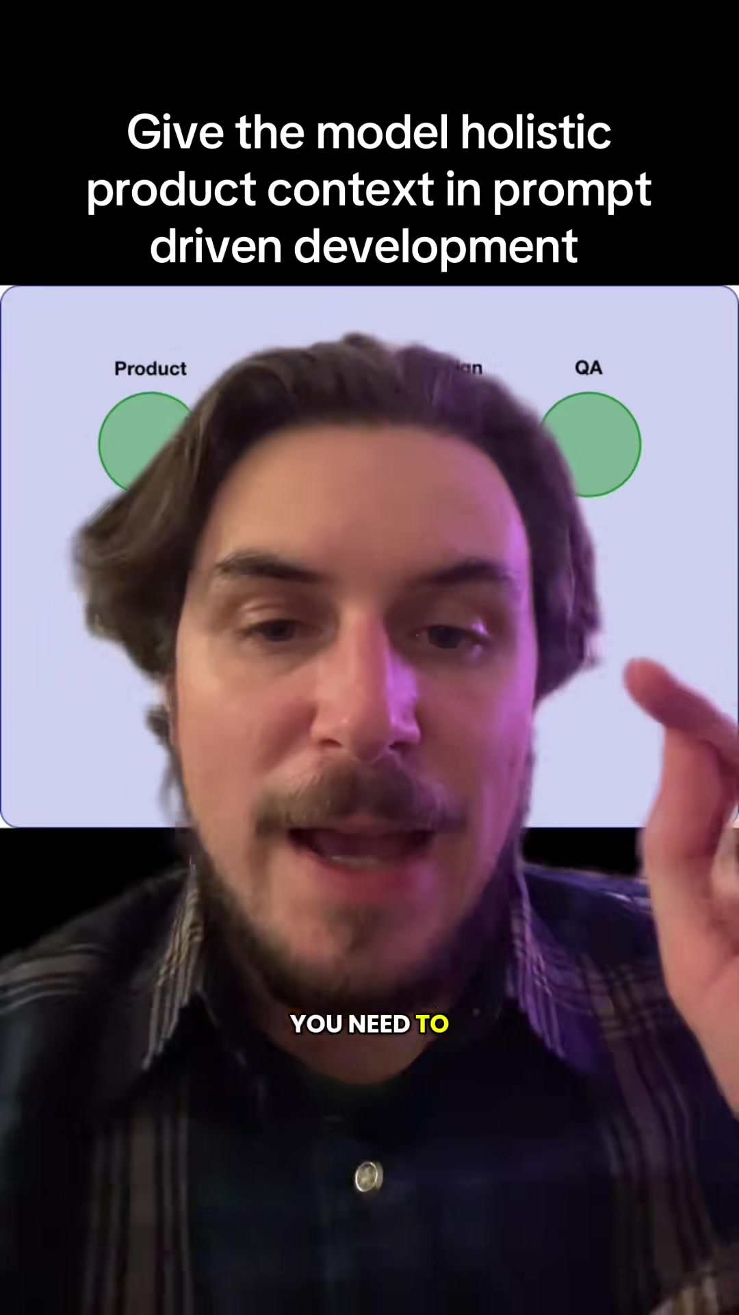 In prompt driven development, you will achieve higher quality code output. If you provide the model a holistic product context for the goal you were trying to accomplish.