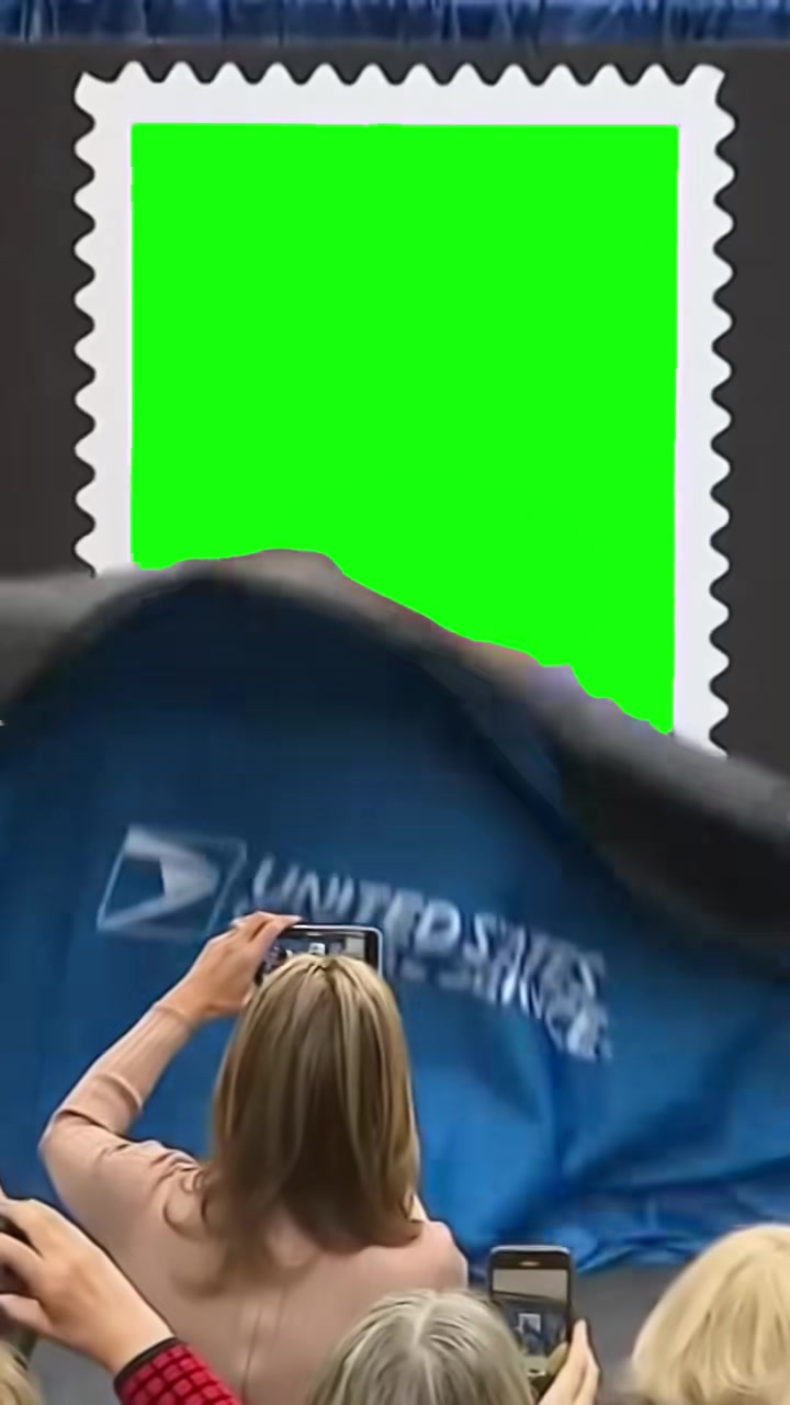 Stamp Reveal | Green Screen #bettywhite #stamp #reveal #template #contentcreator #videoideas #viral #trending #fyp 