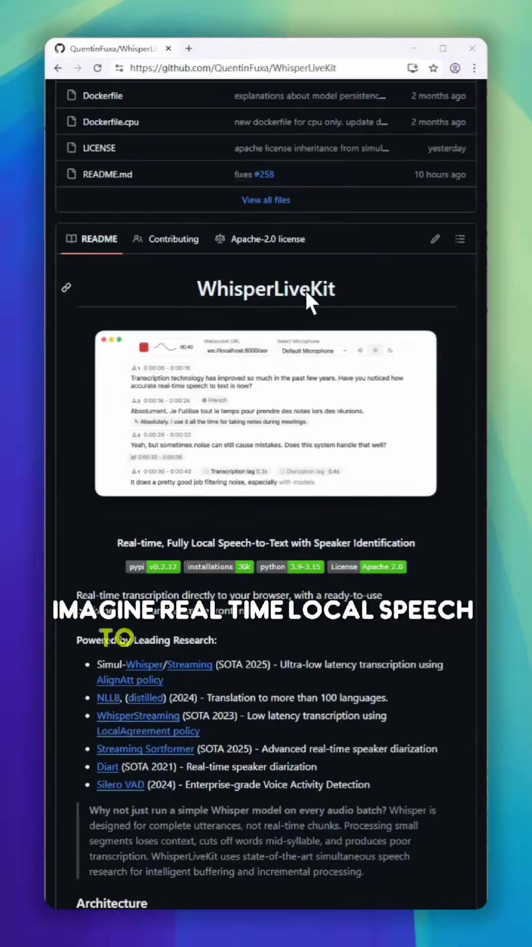 meet WhisperLiveKit, the open-source toolkit for ultra-low latency sp...