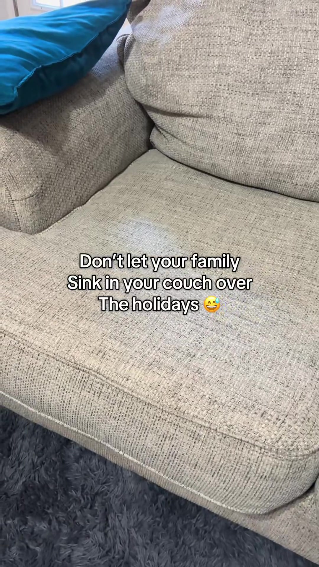 Seriously getting these foam pieces have helped us keep our couches a...