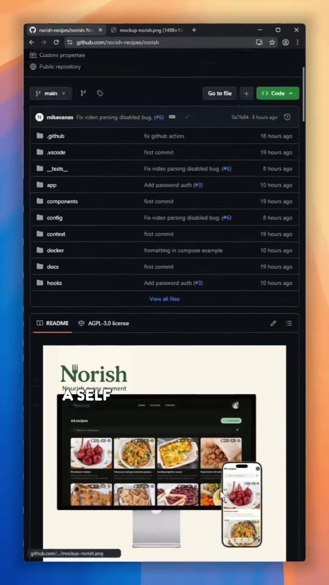 Norish — a self-hosted recipe app built for families who love to cook...