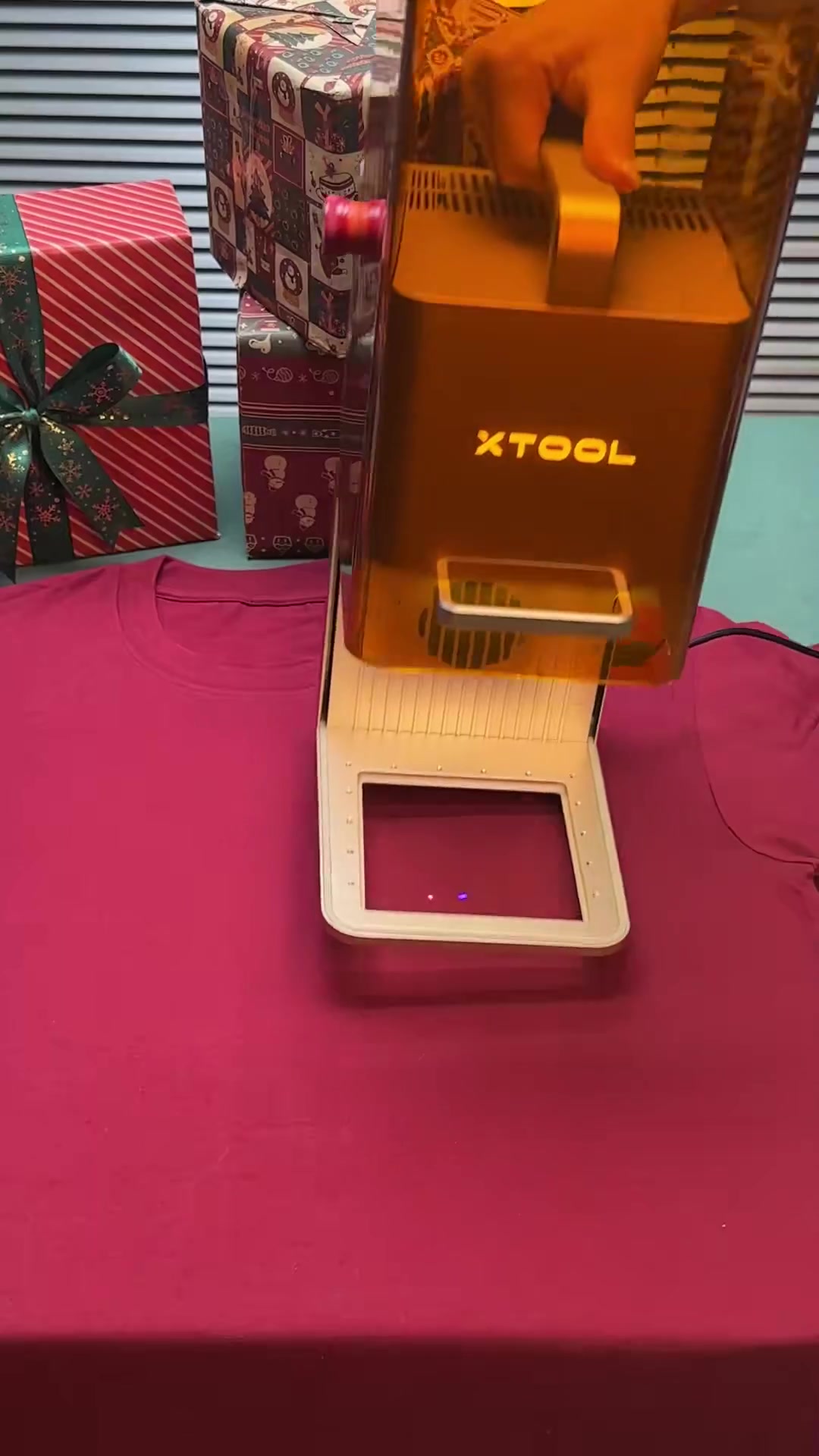 🎄 Getting ready for Christmas with the xTool F2! 🎅✨ Engraved this Chr...