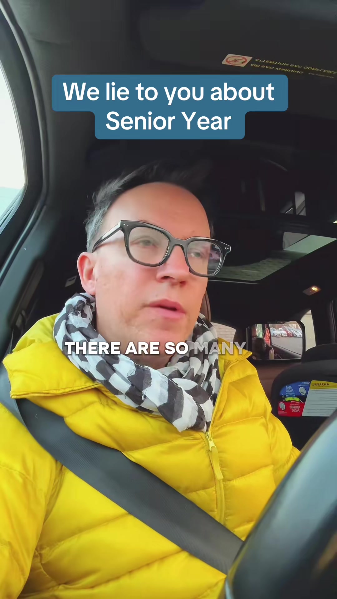 Being a high school senior is harder than it looks