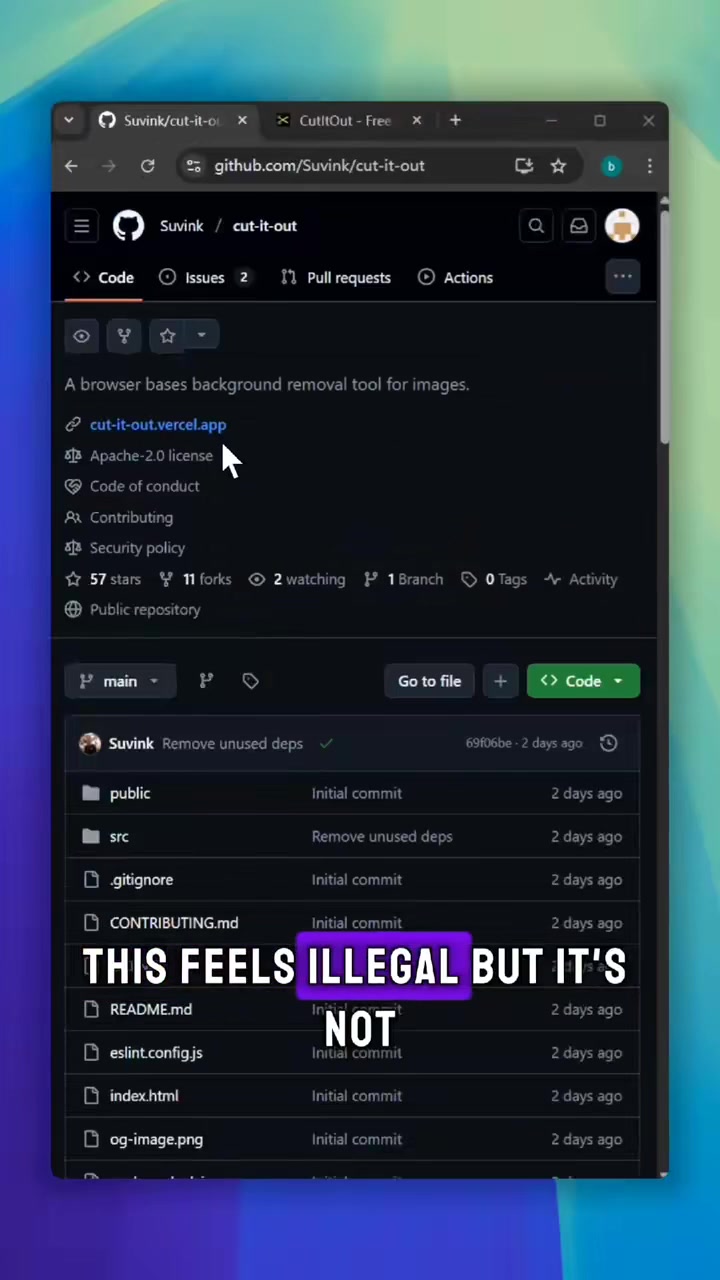 Cut it out #fyp #programmer #opensource #github 