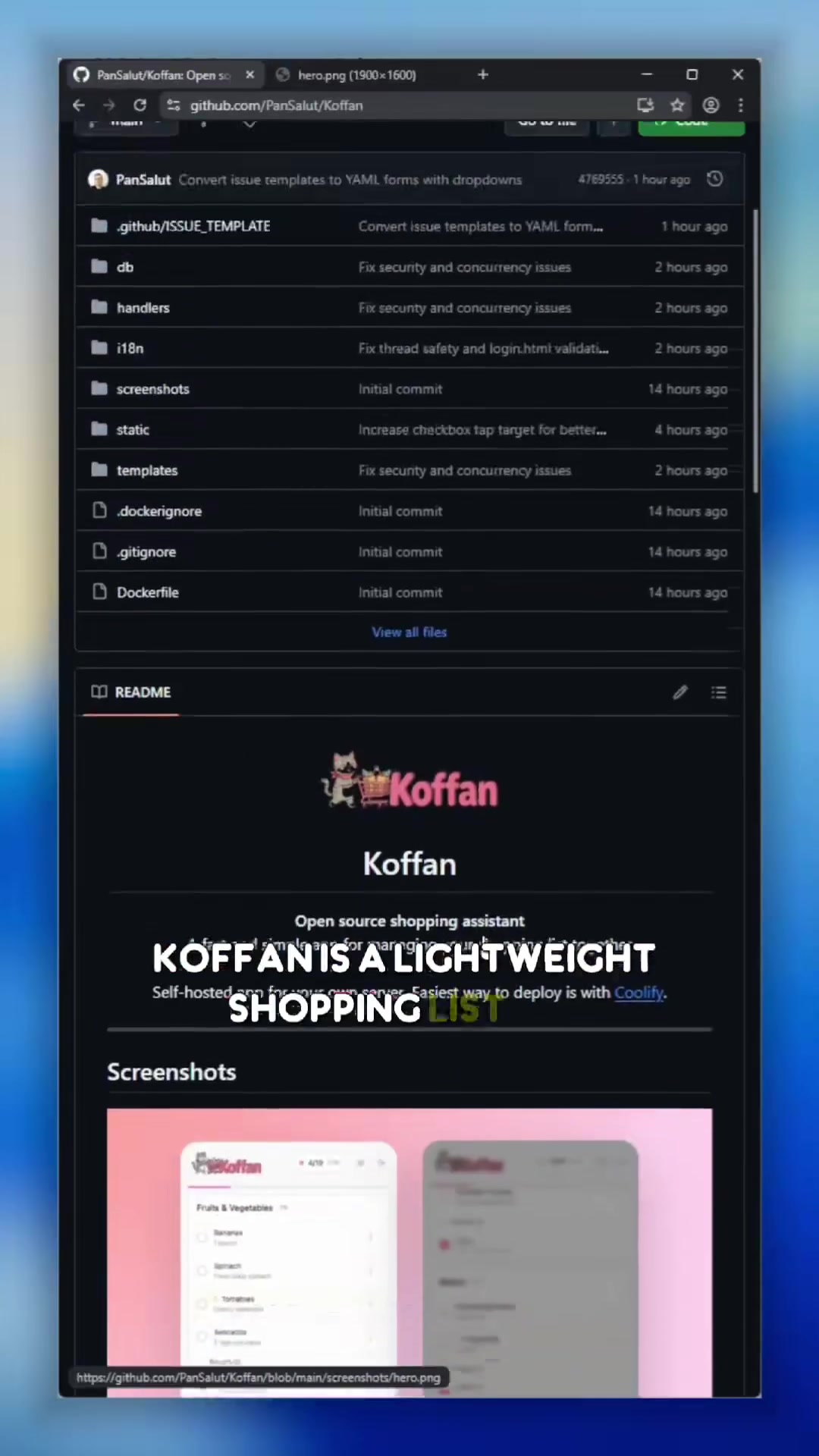 Koffan is a lightweight shopping list app built for families and shar...