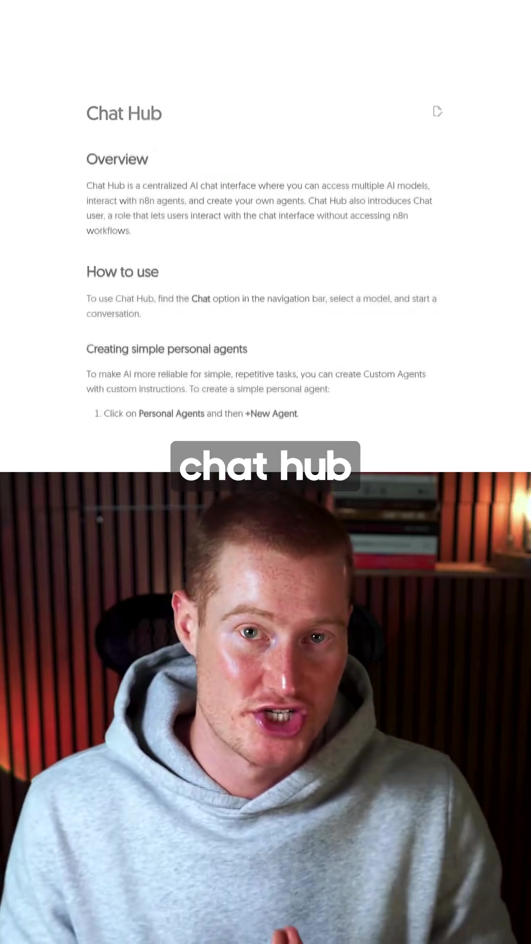 N8n just dropped their new Chat Hub which lets you talk to all the di...