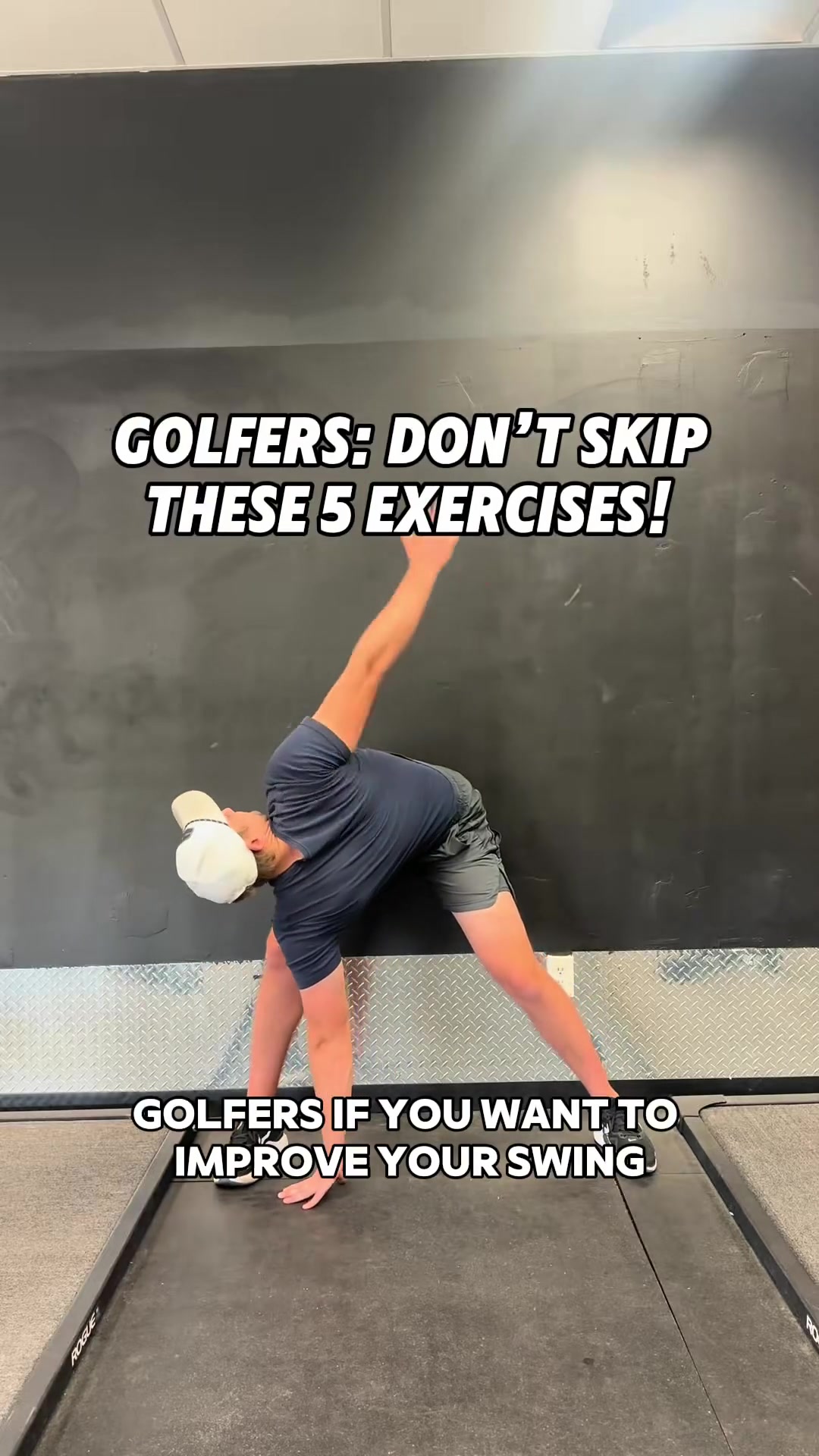 Golfers! Dont skip these 5 exercises. #golffitness #golftiktok 