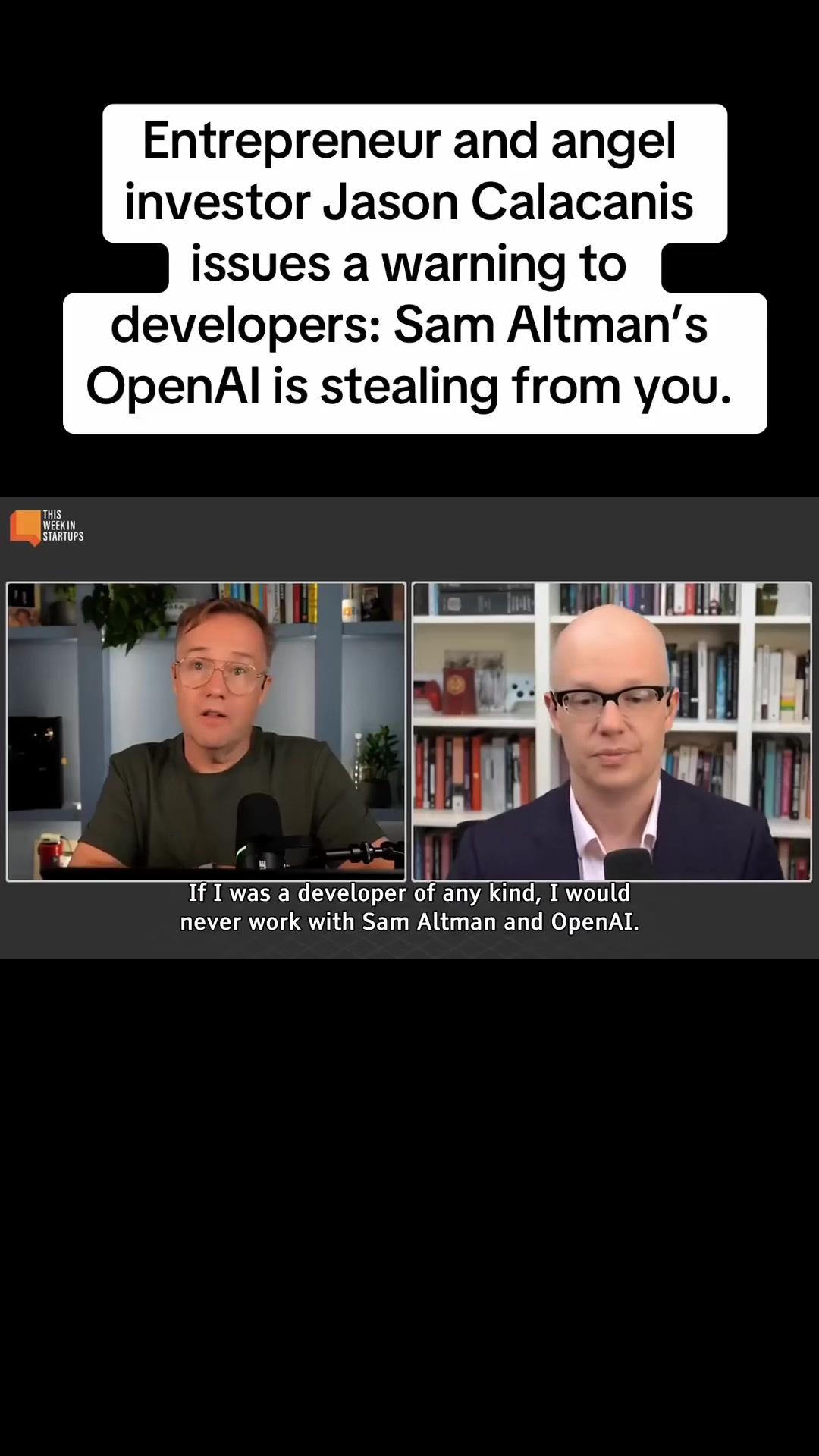 #samaltman #openai #developer #jasoncalacanis 