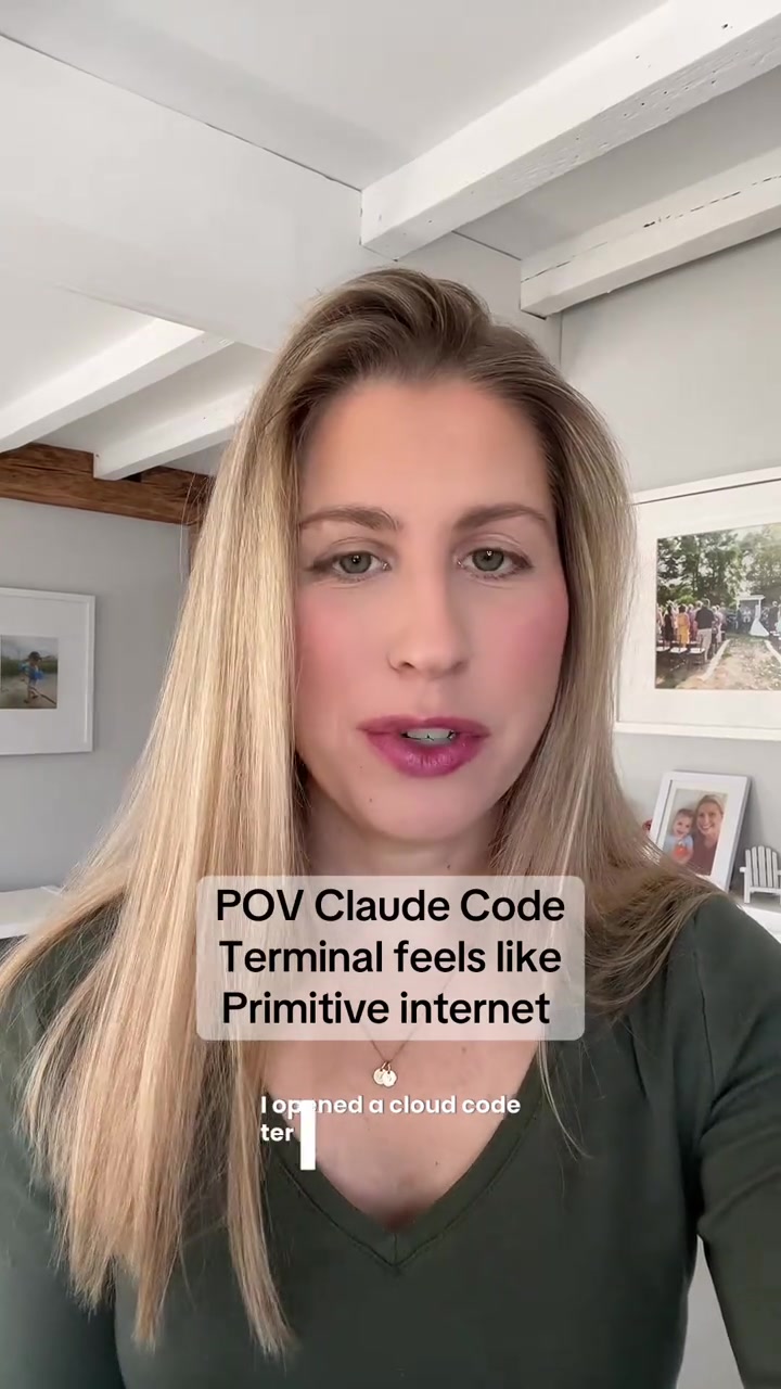POV ClaudeCode Terminal feels like Primitive internet