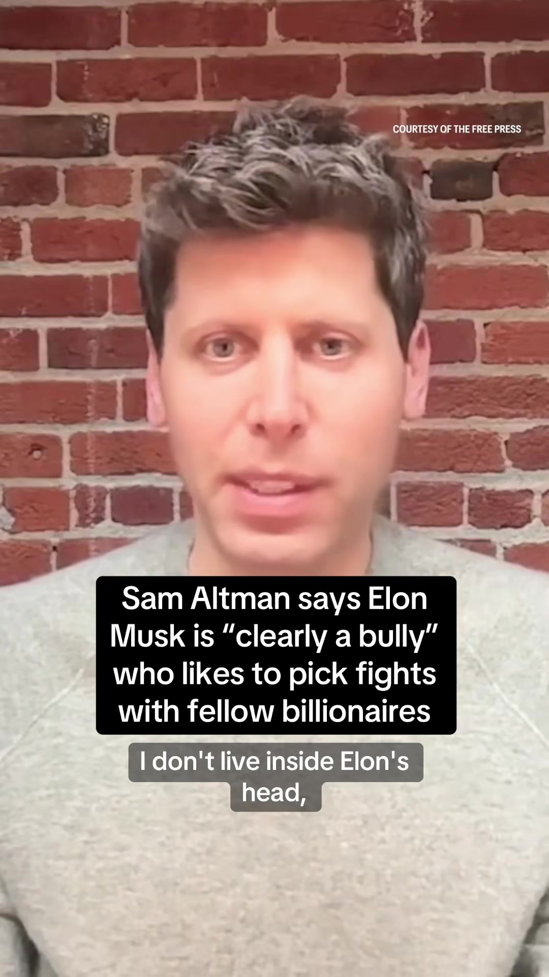 OpenAI CEO Sam Altman spoke about his ongoing feud with Elon Musk on Honestly with Bari Weiss, a podcast by @The Free Press. #openai #ceo #cofounder #samaltman #elonmusk #ai #artificialintelligence #chatgpt #billionaire #success #Fortune 