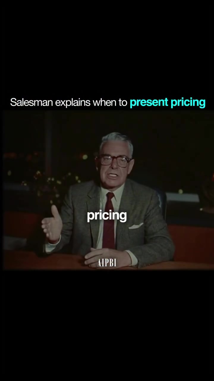 Pricing without value context is just a number they'll negotiate.
Pricing with value context is an investment that makes sense.
When you quantify what the problem costs them first,
show what changes when it's solved second,
and present the investment last,
price stops being the objection.
The ROI math has already been done in their head
before you ever state the number.

@aipbi – AI Content

#SalesStrategy #PricingStrategy #BusinessWisdom #ClosingDeals #OldMoneyThinking ValueBasedSelling ExecutionMatters
