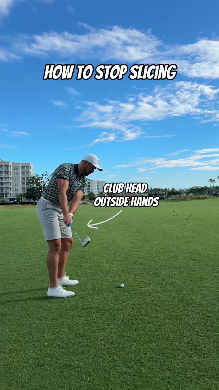 Nothing sucks more than standing on the tee telling yourself dont slice it and then watching it slice anyway If youre fighting that big lefttoright curve chances are the club is coming too much across the ball Here are a few things I like to check in my swing to help get the club coming more from the inside and give myself a better chance of hitting a draw instead of that weak banana ball Save this for the next time youre at the range
