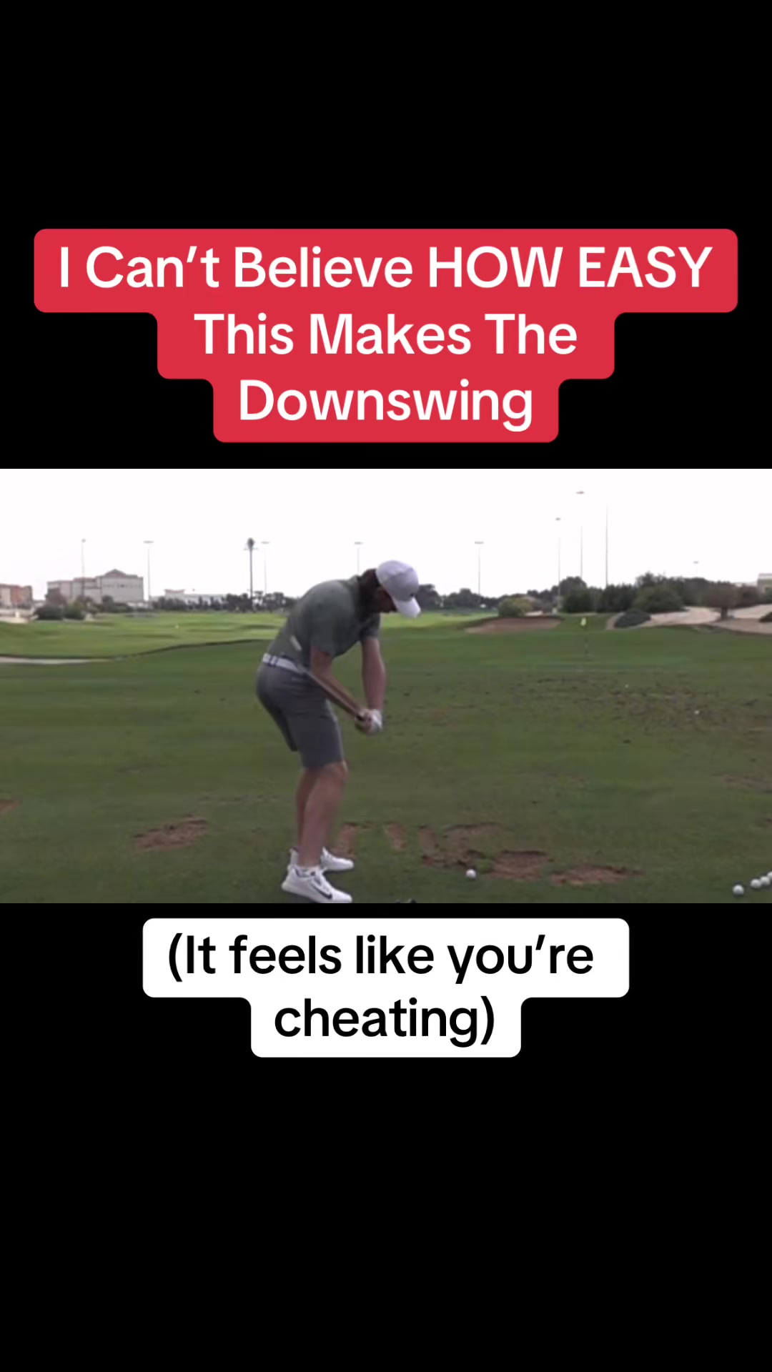 I Can’t Believe HOW EASY This Makes The Downswing (It feels like you’re cheating) #foryoupage #fyp #golftips #golflessons #skillest #golfswingtips #golfdrills #golfpro #progolf