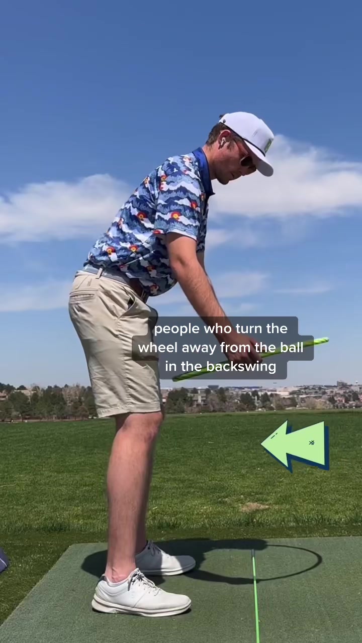 Hoping this simple 🛞 Drill helps people understand the root cause of their over-the-top swing pattern 🙏 please let me know if you have any questions! #golfcoach #golflesson