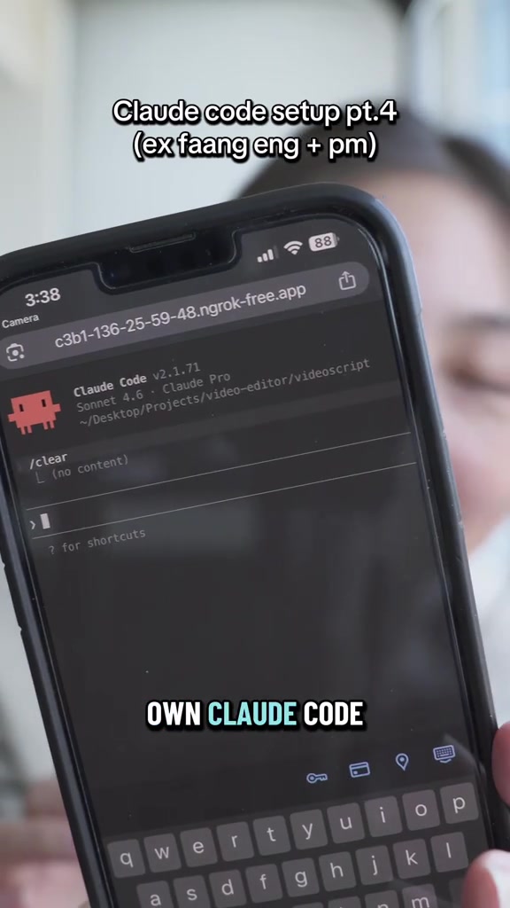 I made this to vibecode from my phone vibecoding claude anthropic