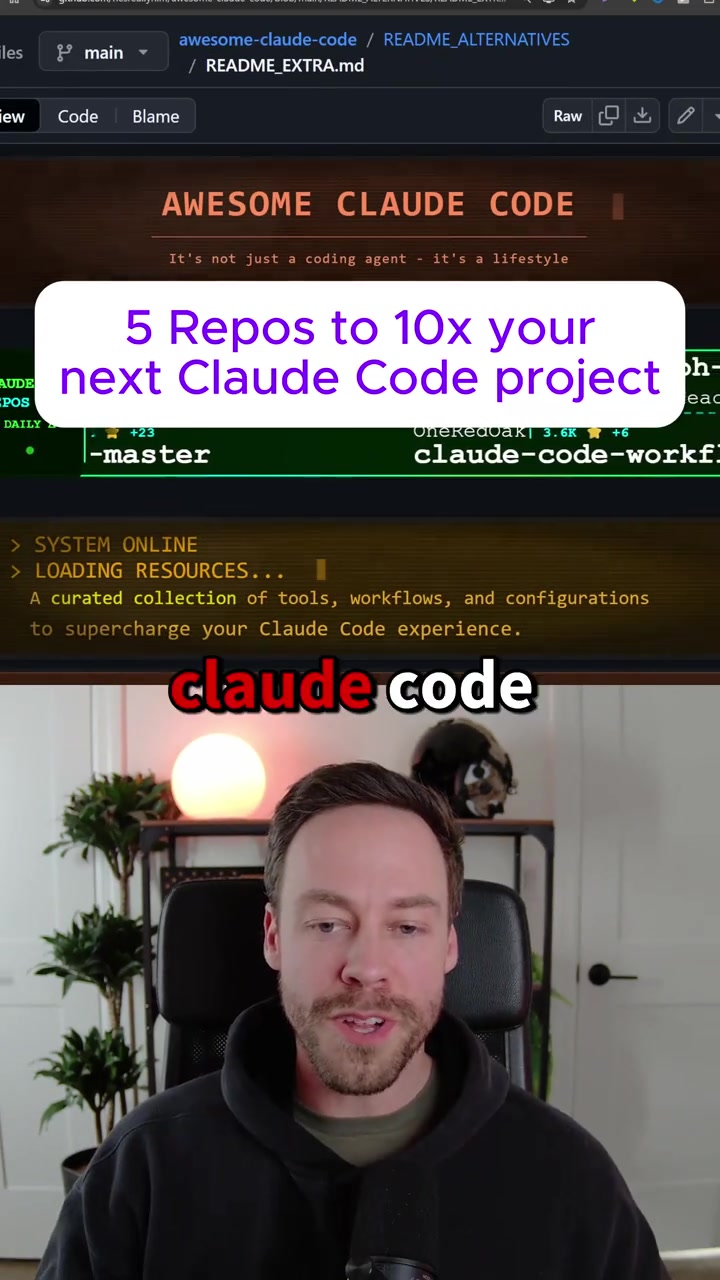 5 github repos to check out before starting your next claude code project