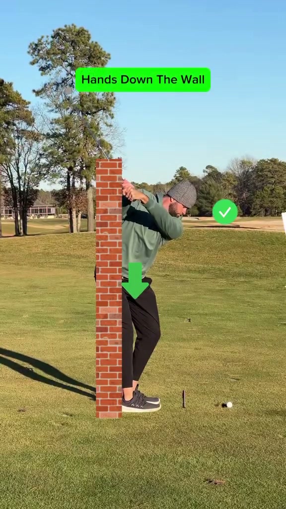 Shallowing the club has never been this easy before ⛳️⬇️