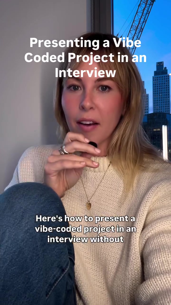 Here’s how to actually present a vibe coded solution in an interview