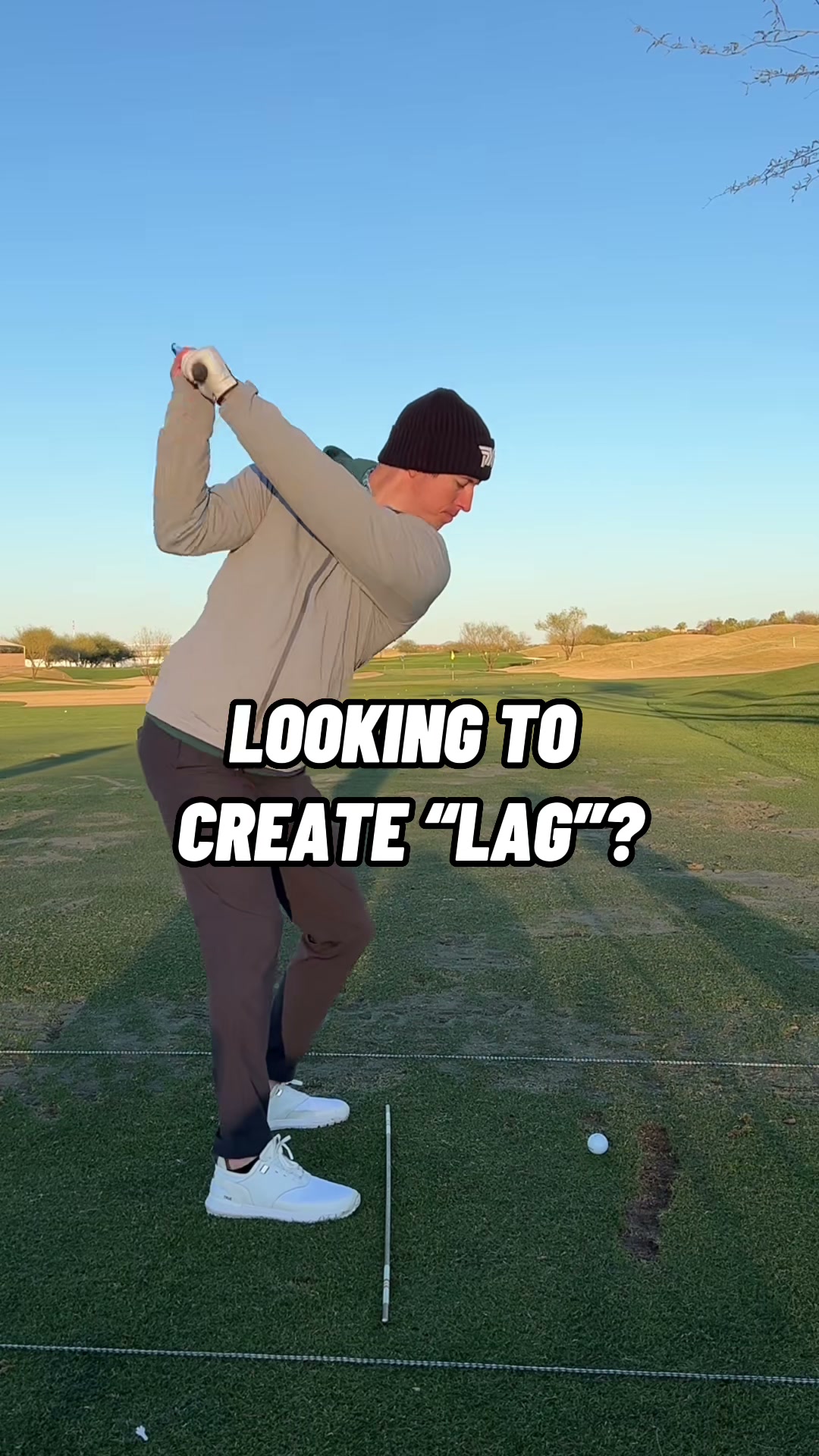 My go to drill to help sequencing to create more shaft lean #golf #golftiktok #golftok #golfswing #golftips 
