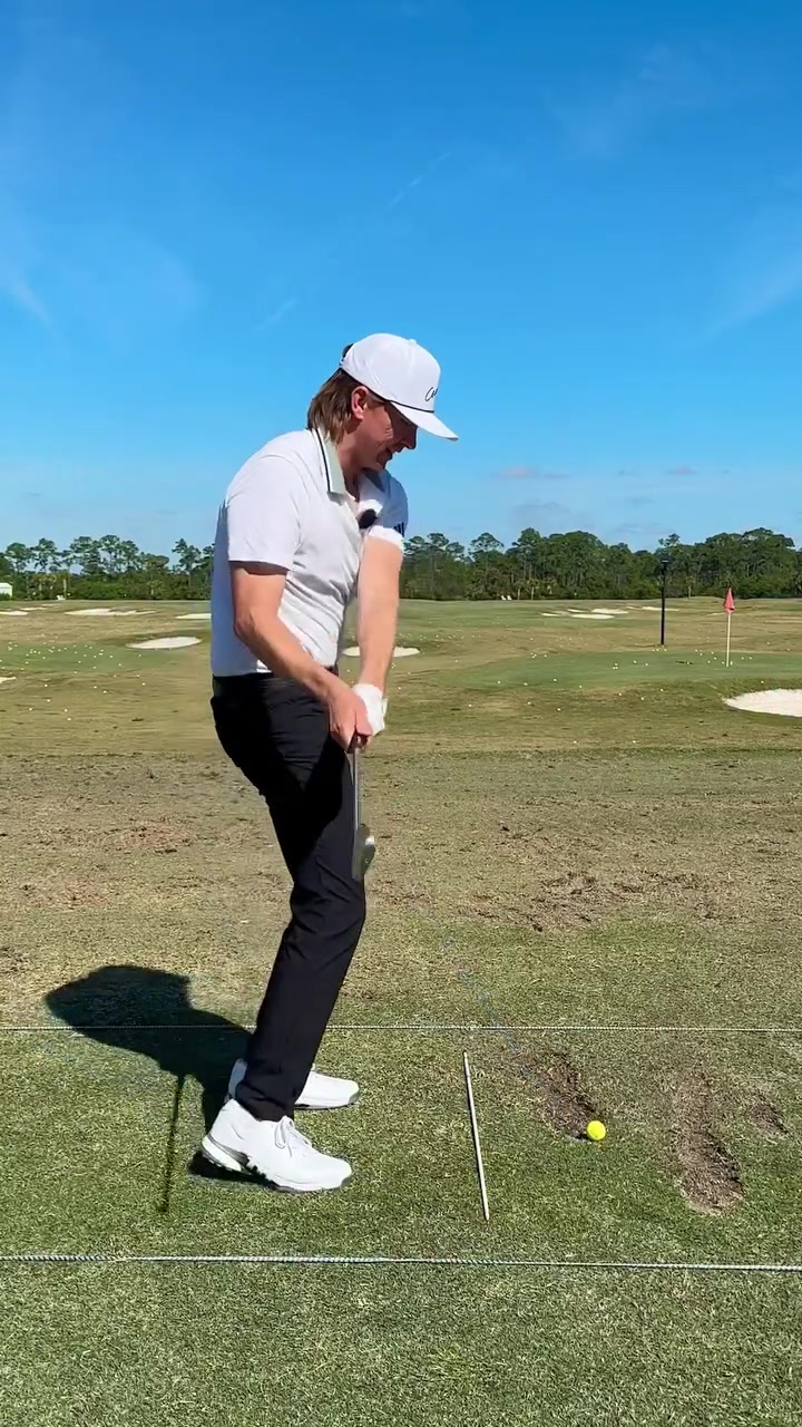 Colin Morikawa’s favorite ballstriking drill 🏆 The feet together drill forces you to rotate & not thrust your hips causing early extension Read Below ⬇️ 
 
 

Here’s how to do it:
1️⃣ Set up with your feet touching.
2️⃣ Make smooth, controlled half to 3/4 swings.
3️⃣ Focus on staying balanced and rotating through the shot.
 

If you early extend, you physically won’t be able to hit it solid like this.
 
 

What this drill fixes:
• Early extension
• Loss of posture
• Poor balance
• Overactive lower body slide
• Timing issues
• Inconsistent contact
 

When your feet are together, your body has to sequence properly. You’ll feel rotation, pressure shift, and better center contact almost instantly.

Do 20–30 reps before you go back to a full stance.

Save this for your next range session.

 

#golfswing #golfdrills #golfpractice #golftips