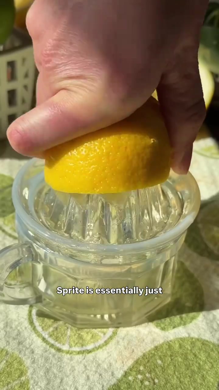 Homemade Sprite Lemon Lime Soda for episode 43 of Better Than StoreBought You can make yours as sweet or unsweet as youd like and you can even use a sugar substitute in the syrup Its refreshing flavorful and so much better than storebought soda Full recipe linked in our profile or save the recipe below 1 tbsp lime zest 1 tbsp lemon zest 12 cup freshly squeezed lime juice 12 cup freshly squeezed lemon juice 12 cup granulated sugar Sparkling water Using a microplane zest roughly 4 limes and 3 lemons then juice them Set the juice aside To a mediumsized bowl add the granulated sugar and lemon and lime zest Use your fingers to massage the sugar into the zest until there are no white streaks remaining in the sugar To a small saucepan over mediumlow heat add the zest and sugar mixture and the juice Heat to a gentle simmer stirring occasionally until all of the sugar has dissolved then turn off the heat and let the zest steep in the syrup for at least 20 minutes ideally until fully cooled Once cooled strain the syrup through a fine mesh sieve to remove the zest Transfer the syrup to a mason jar or other storage container we use a pump top bottle To make your Sprite add anywhere from 24 tablespoons of syrup to an icefilled glass and then top off with sparkling water Stir gently and enjoy