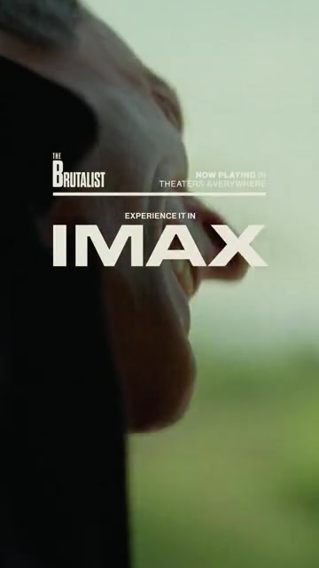 A24 presents 10x Oscar Nominee, THE BRUTALIST. Experience it in IMAX ...