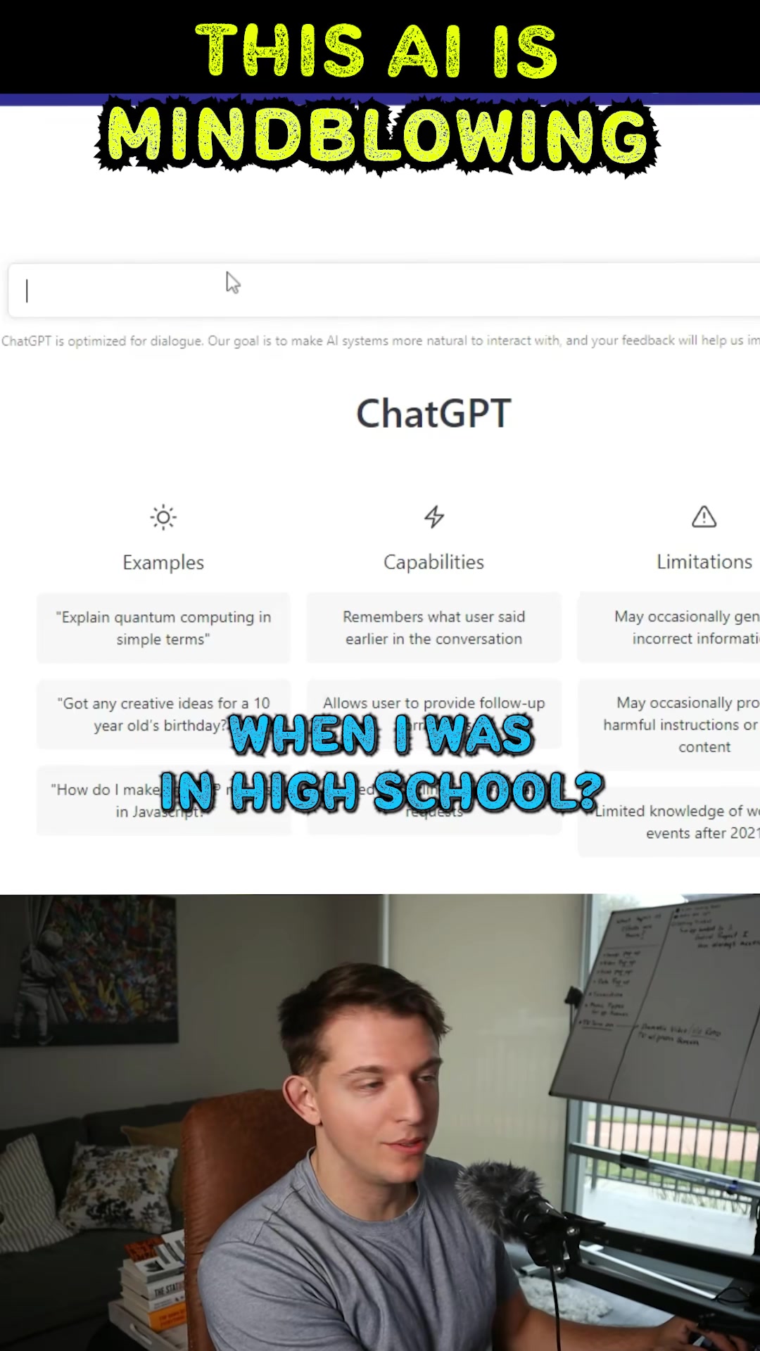 ChatGPT is the most insane piece of tech I've ever seen. #chatgpt #op...