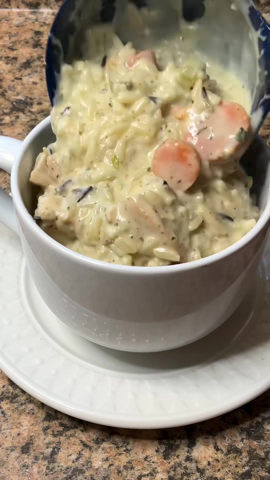 Day 1 of Sunday Soup Series and this Creamy Chicken and Wild Rice Sou...