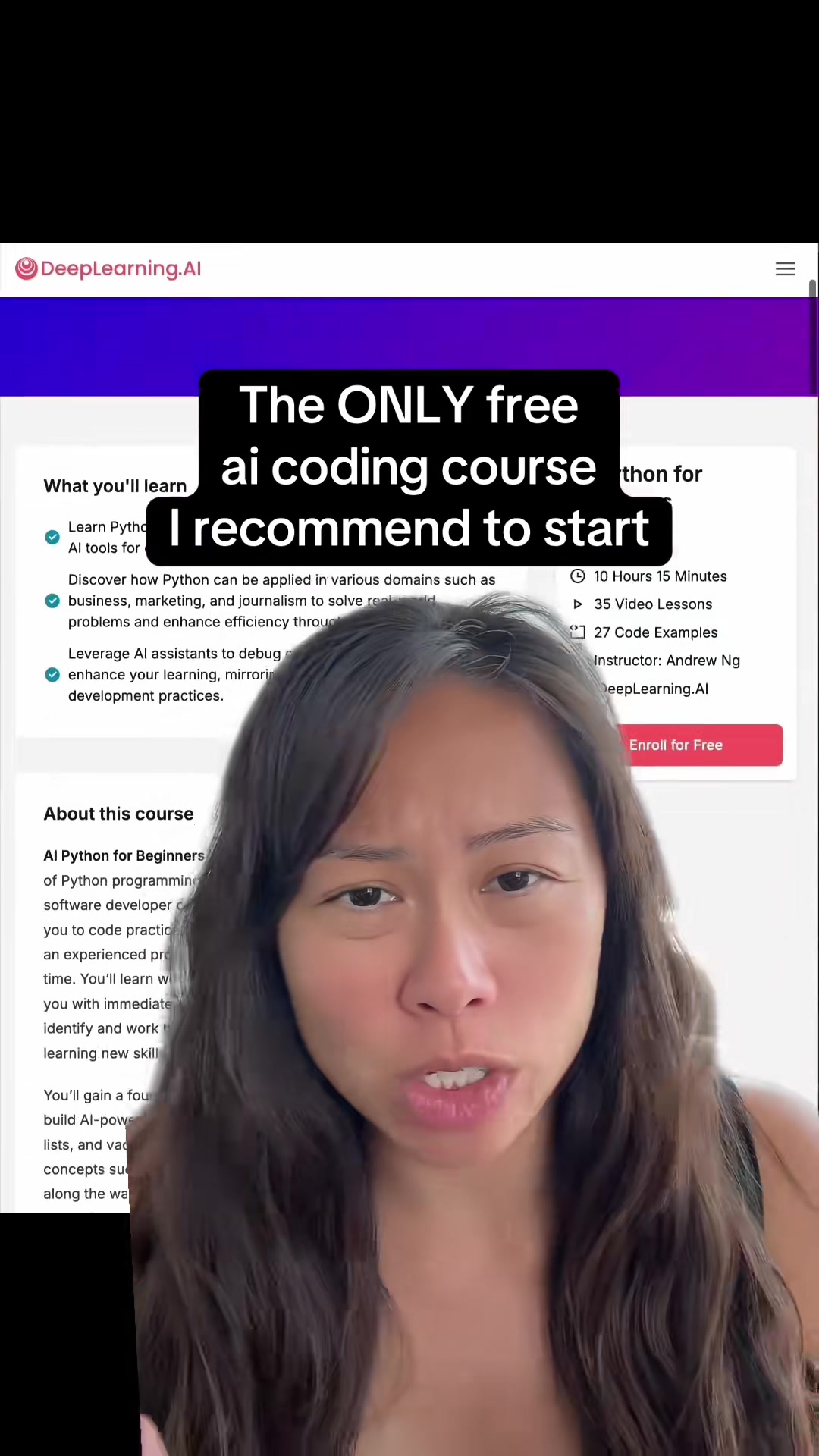 Don’t miss this FREE course to learn AI Python Coding for beginners, ...