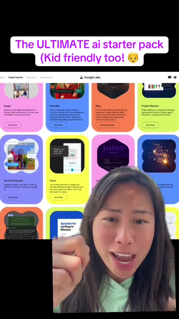 Google Labs compiles a variety of AI apps (all w/ free tiers) that ef...