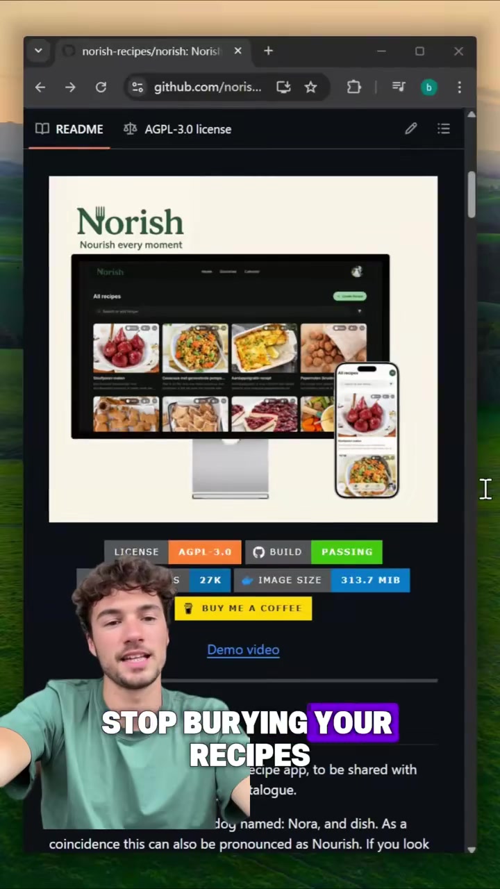 Shared recipe with your friends and beloved #github #opensource 