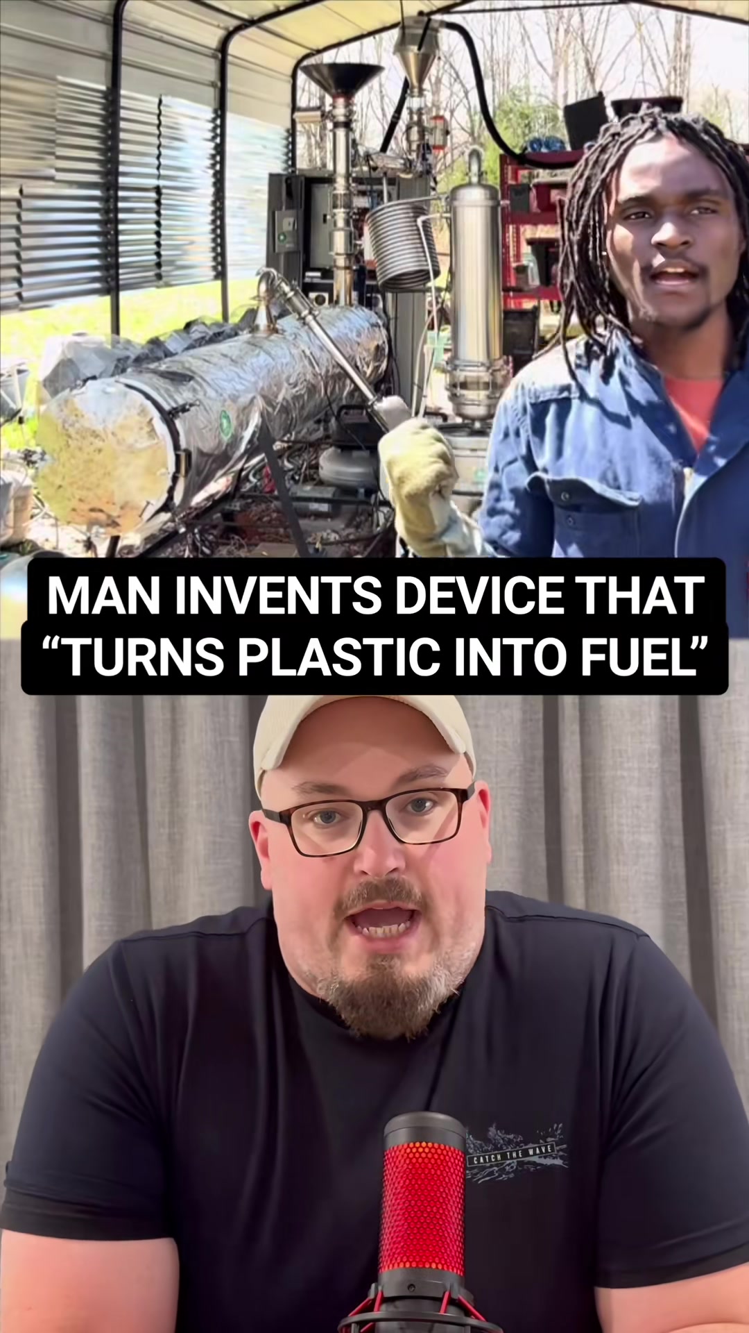 The Man Turning Plastic Into Fuel ⛽️ 
