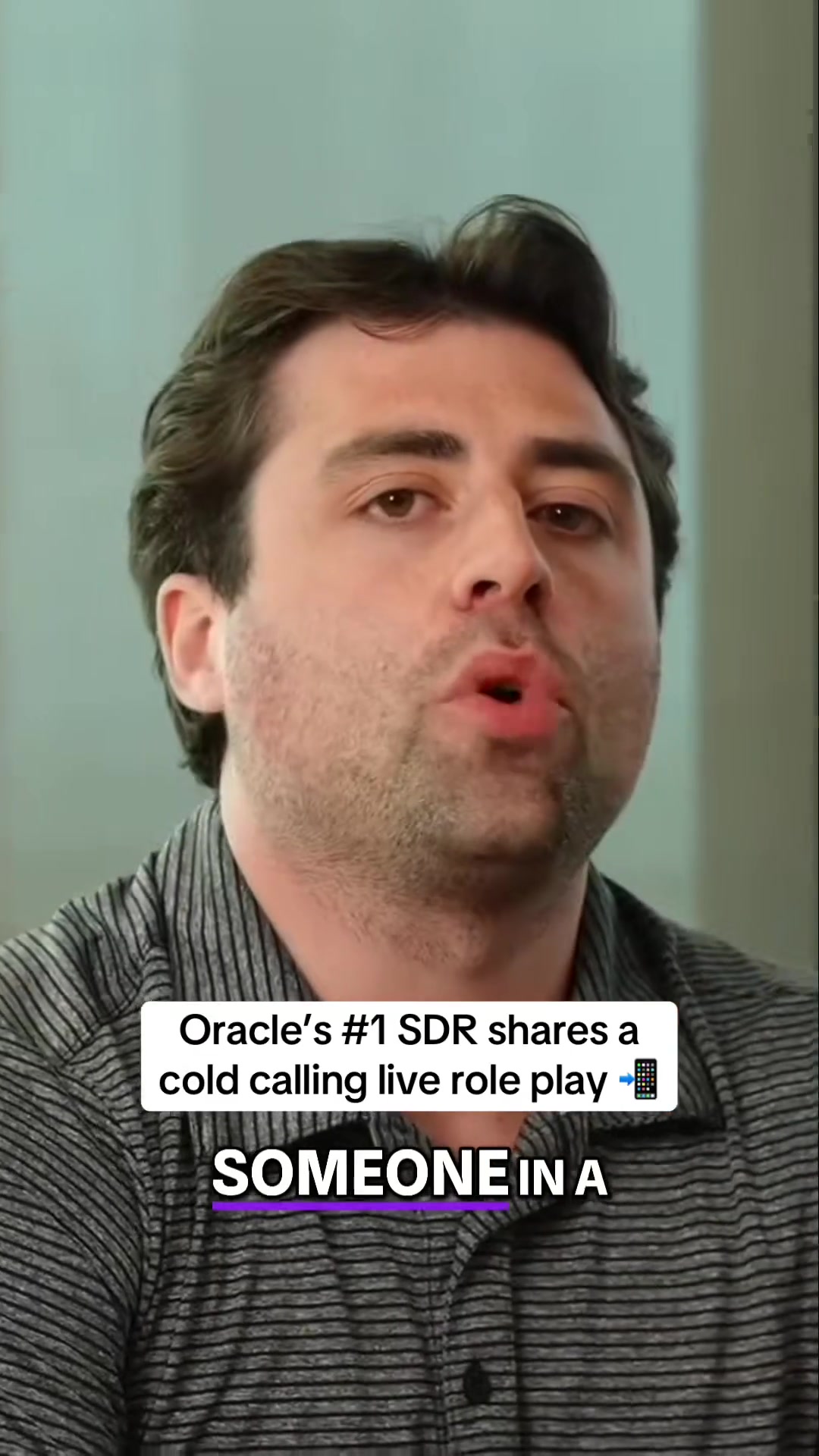 The simple cold calling formula (live role play and script)