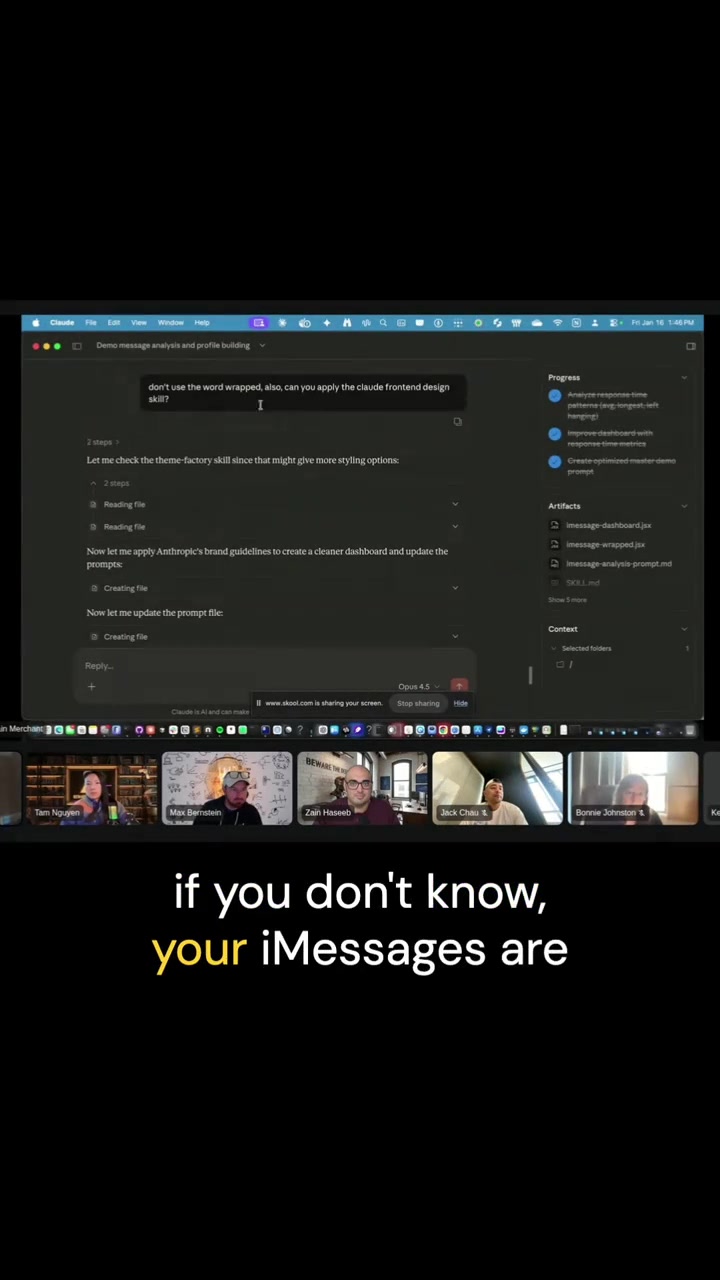 This AI tool analyzed my ENTIRE message history The results were eyeopening Guess I need to text people back faster AItools productivity tech iMessage cooltech