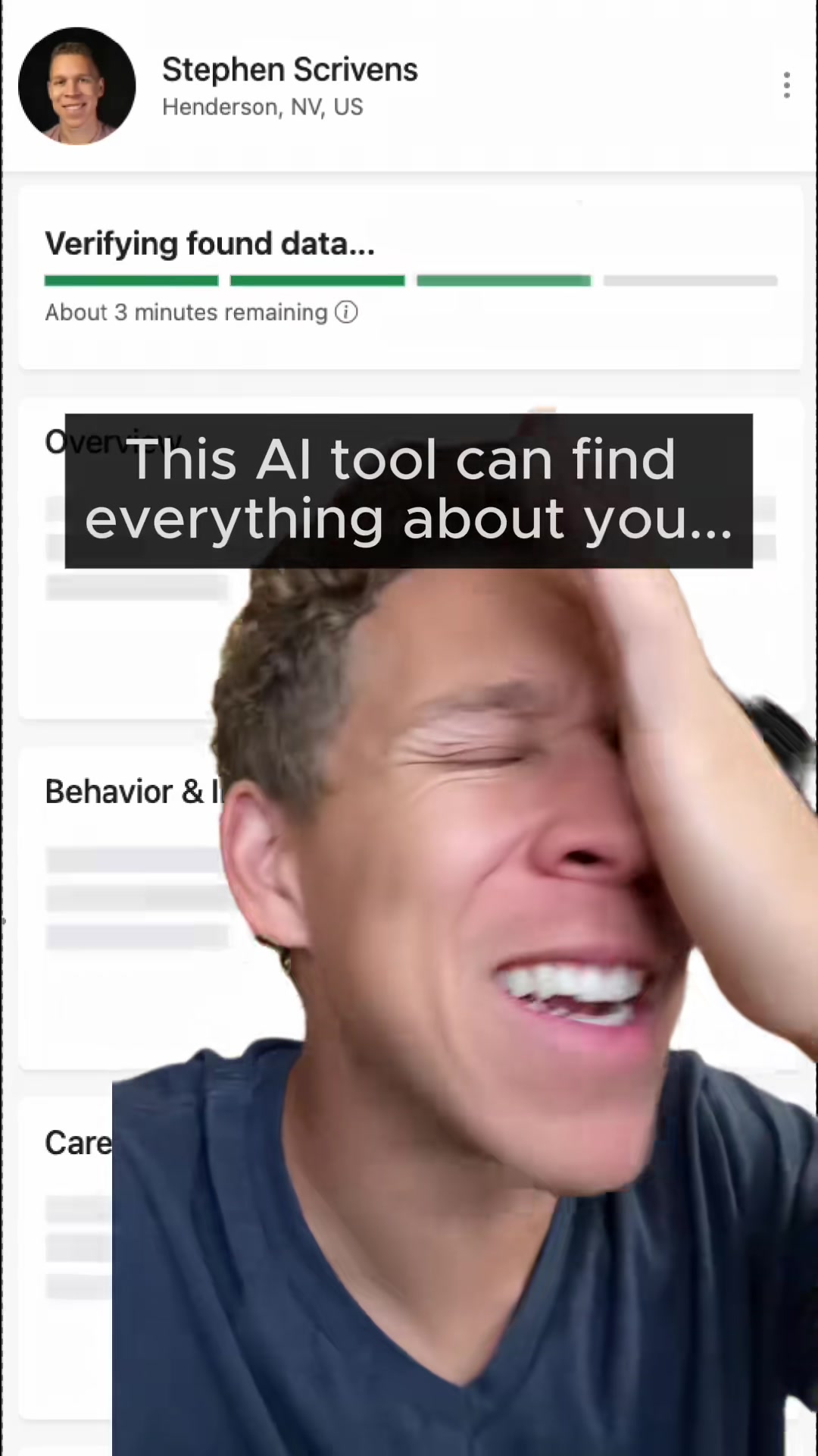 This AI tool can find everything about you online 😮 🔍 >> https://whit...